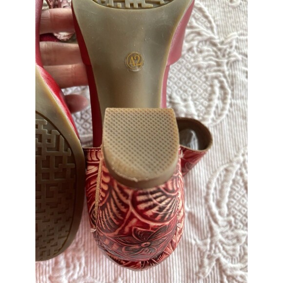 Spring Step L'Artiste Toolie Red Pump Ladies 42 /11 - Picture 8 of 13